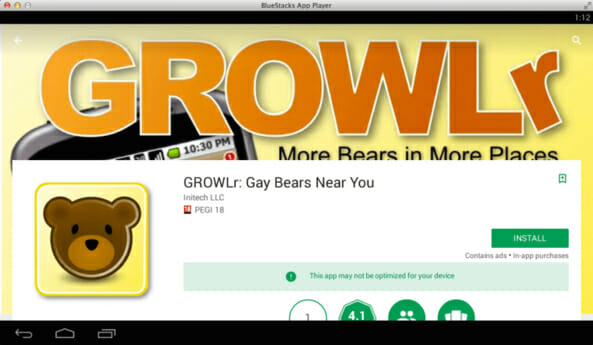 growlr app for android