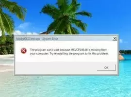 MSVCP140.dll Missing Error