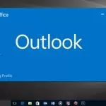Outlook stuck at loading profile screen